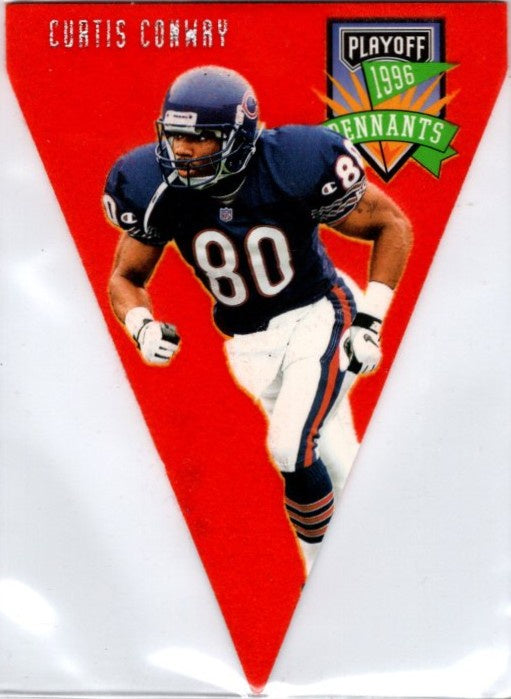 Curtis Conway, #86, Pennants, 1996 Playoff Contenders Football NFL