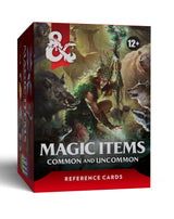D&D Dungeons & Dragons Reference Cards Magic Items Common and Uncommon