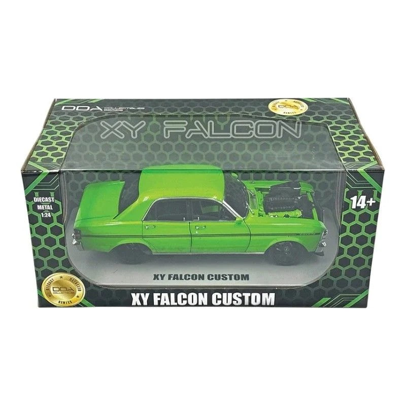 Green Ford XY GTHO Supercharged, 1:24 Scale Diecast Car