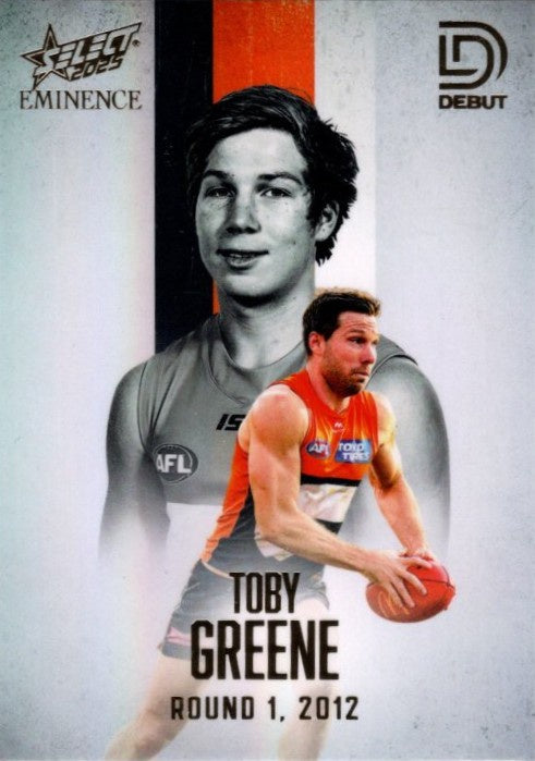 Toby Greene, Debut, 2025 Select AFL Eminence