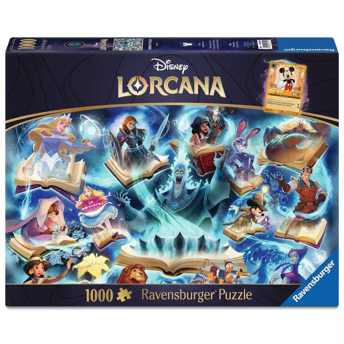 Ravensburger Disney's Lorcana Glimmers of the Realm: Sapphire - 1000 Piece Jigsaw Puzzle
