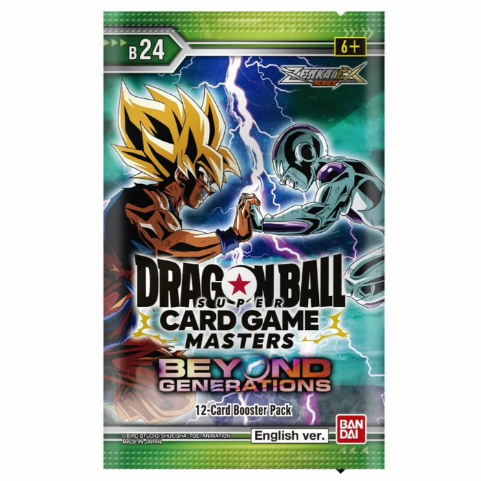 Dragon Ball Super Card Game Masters Zenkai Series EX Beyond Generations Set 07 Booster Box [B24]