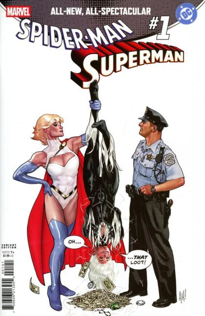 Marvel / DC: Spider-Man / Superman #1  Adam Hughes Variant Comic