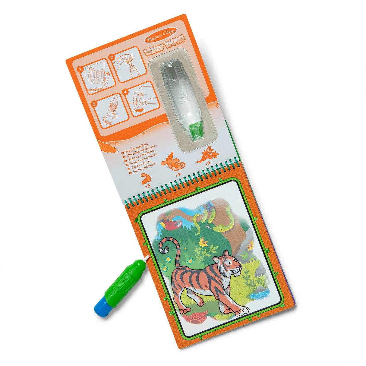 Melissa & Doug - On the Go Water Wow! Water-Reveal Pad – Jungle