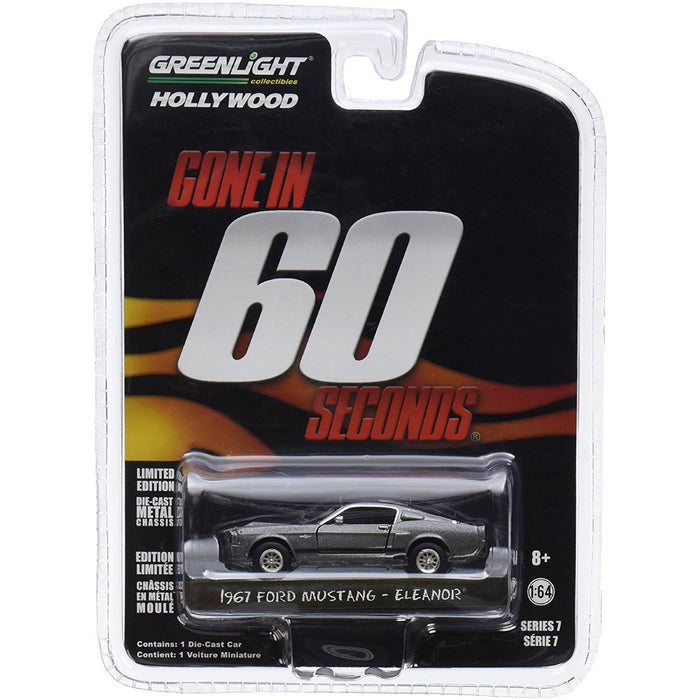 Gone in 60 Seconds 1967 Mustang Eleanor, 1:64 Scale Diecast Car