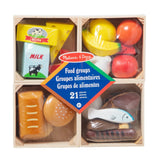Melissa & Doug - Food Groups - Wooden Play Food
