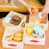 Melissa & Doug - Food Groups - Wooden Play Food