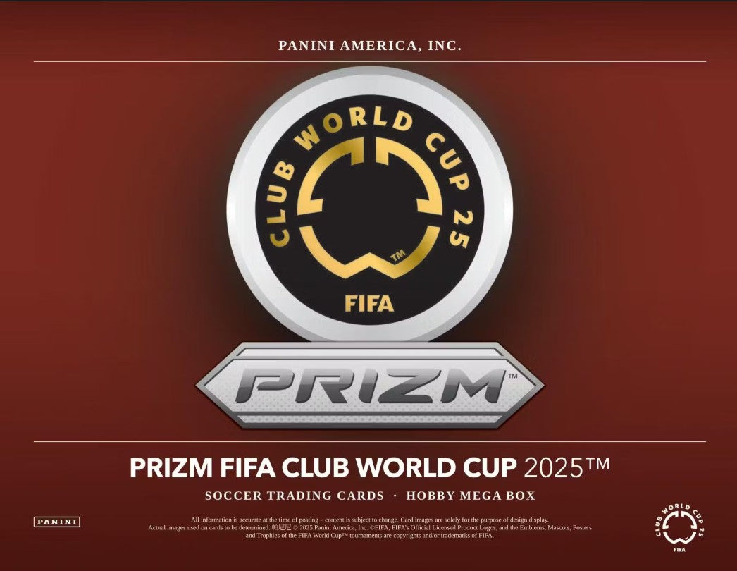 2025 Panini Prizm FIFA Club World Cup Soccer Mega Box