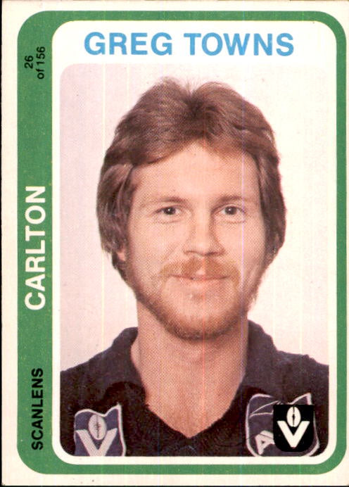 Greg Towns, 1979 Scanlens VFL