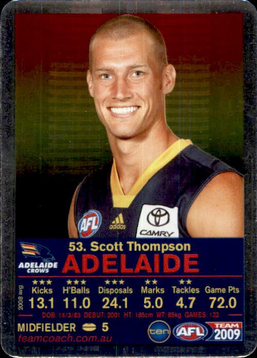 Scott Thompson, Silver, 2009 Teamcoach AFL