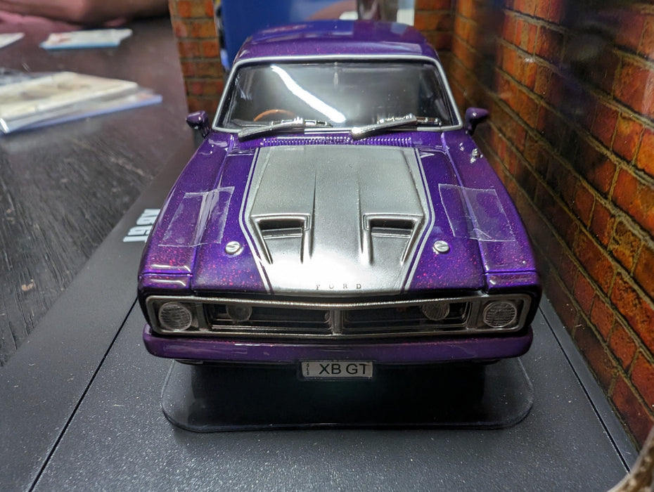 Purple Ford XB GT Ford 4 Door, 1:32 Scale Diecast Car