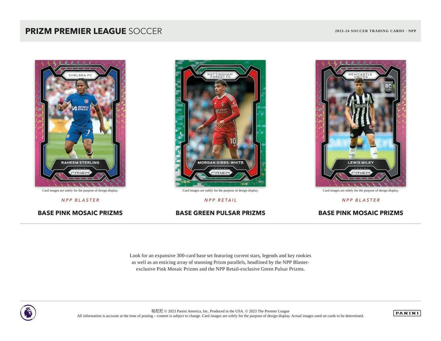 2023-24 Panini Prizm Premier League EPL Soccer Retail Box