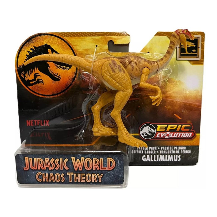 Jurassic World Epic Evolution GALLOIMIMUS Chaos Theory Danger Pack