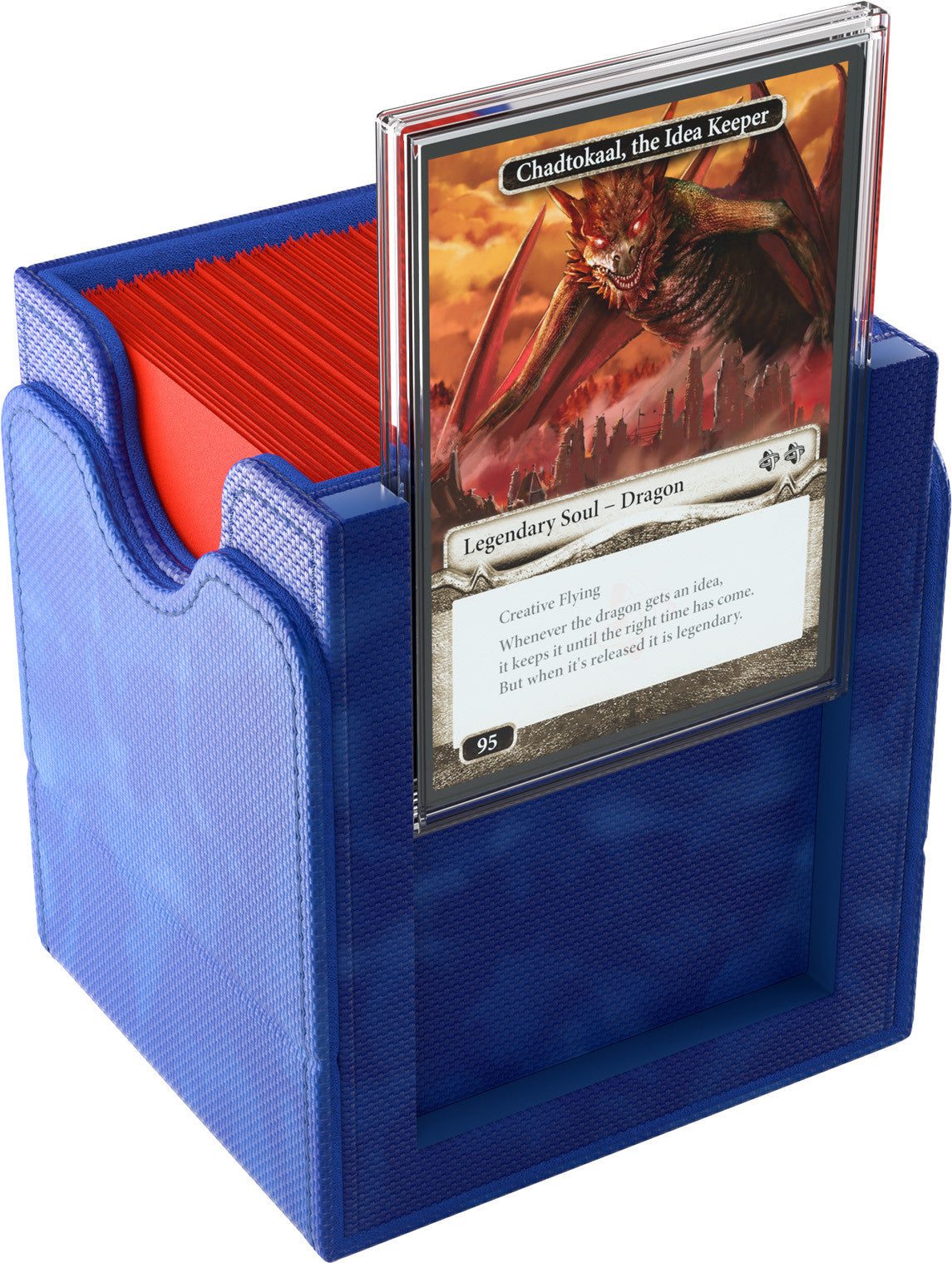 Gamegenic Squire PLUS 100+ XL Blue Deck Box