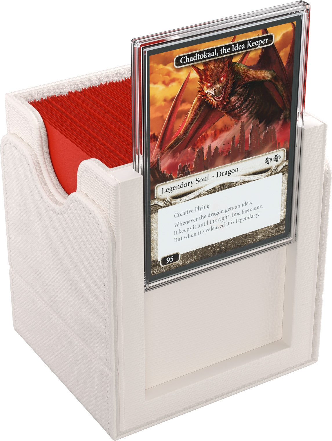Gamegenic Squire PLUS 100+ XL White Deck Box