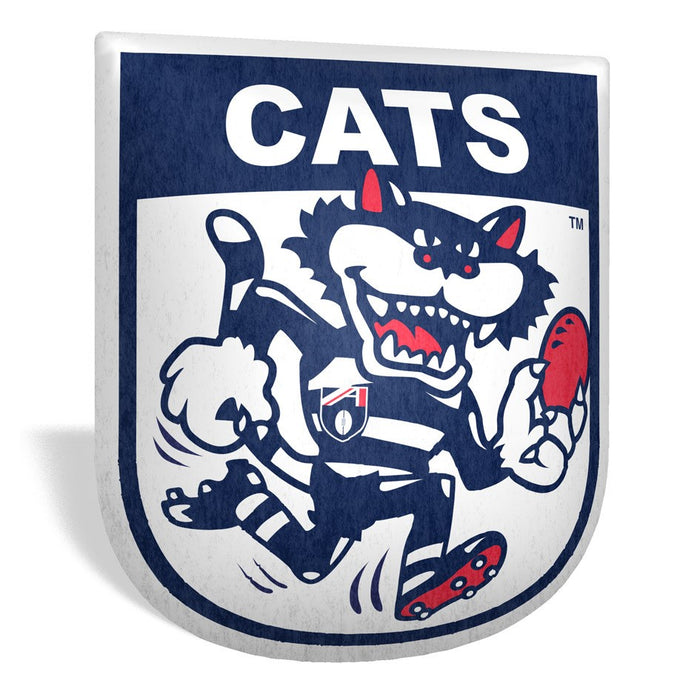 Geelong Cats Retro Mascot Shaped Cushion