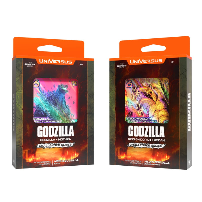 Godzilla UniVersus Challenger Series -  2 Deck Set