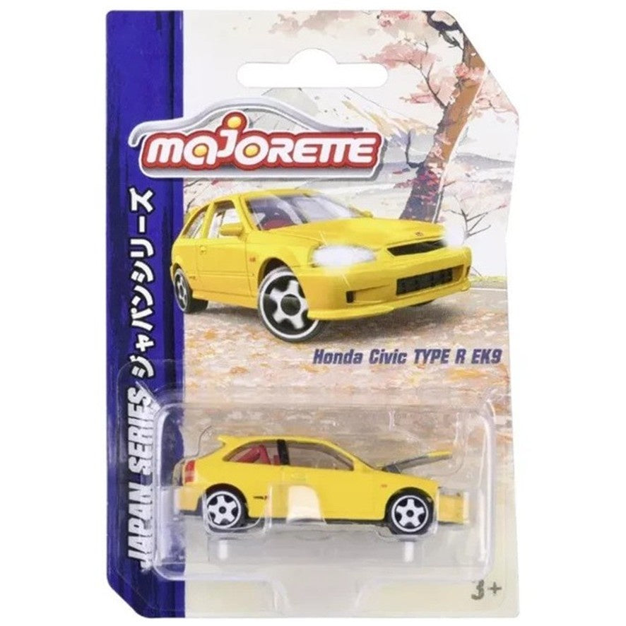 Majorette - Honda Civic TYPE R EK9 - Japan Series, 1:64 Scale Diecast Car