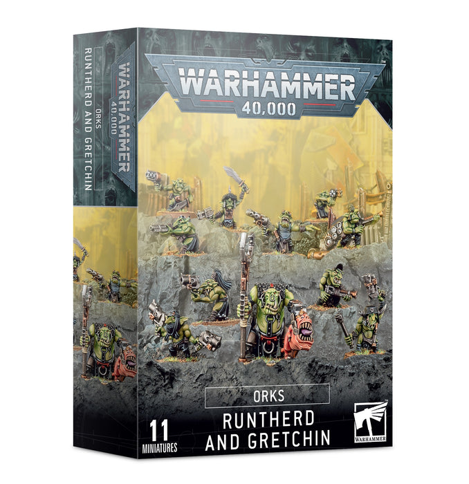 Warhammer 40,000 - 50-16, Orks, Runtherd And Gretchin