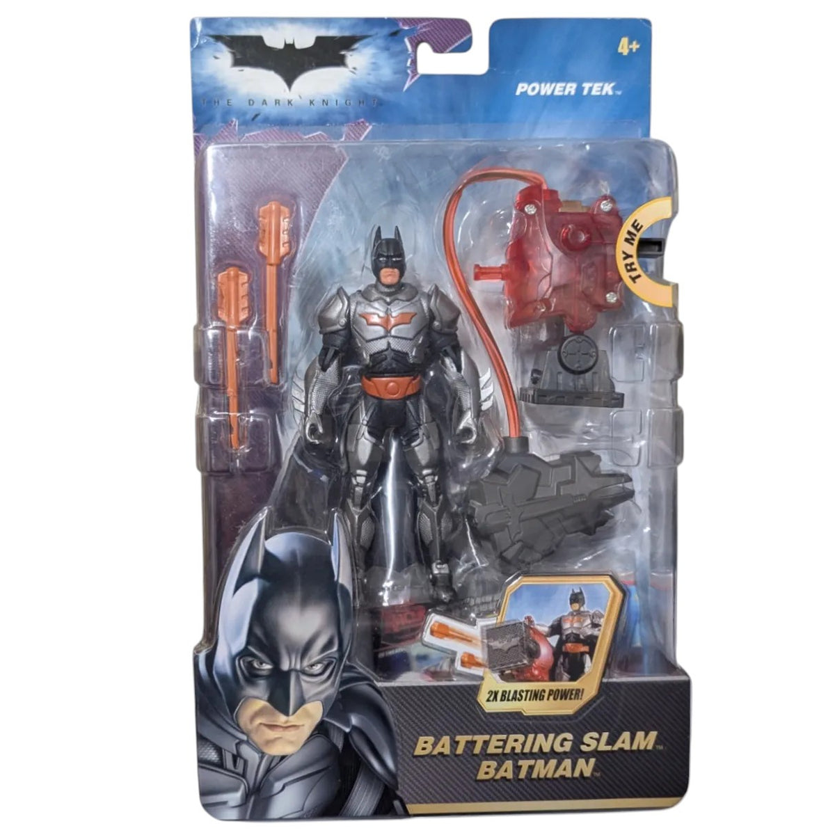 Batman Dark Knight, Power Tek, Battering Slam Batman Action Figure