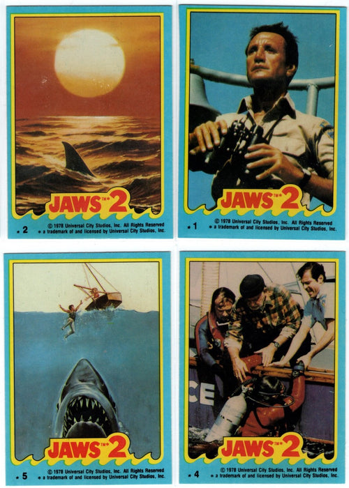 Jaws 2 Sticker Set, 1978 Topps