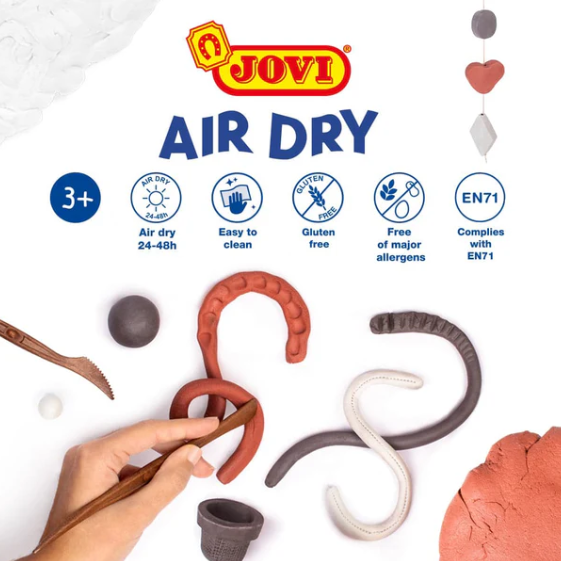 Jovi -Air Dry Terracotta Modelling Clay - 500gram