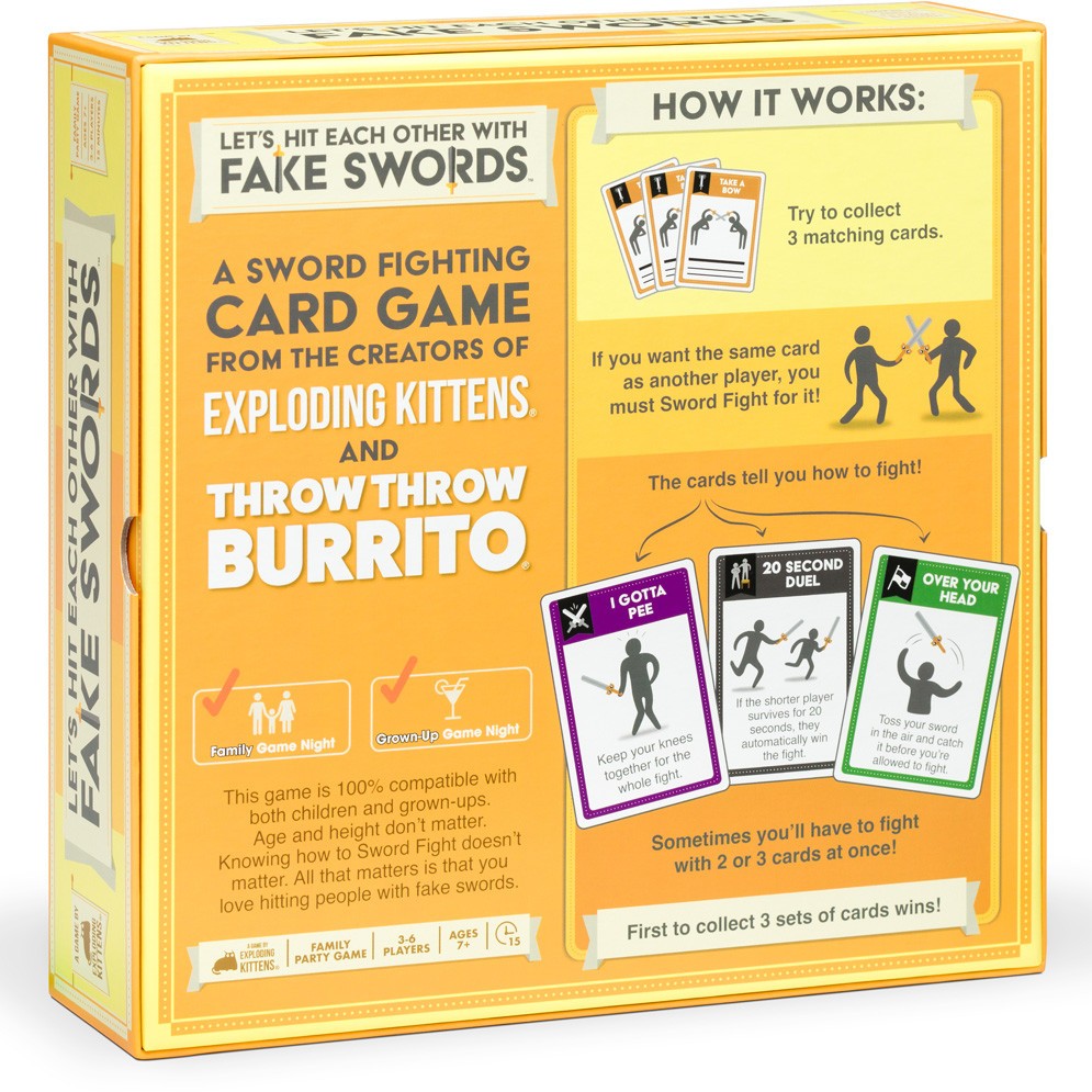 Let's Hit Each Other With Fake Swords by Exploding Kittens