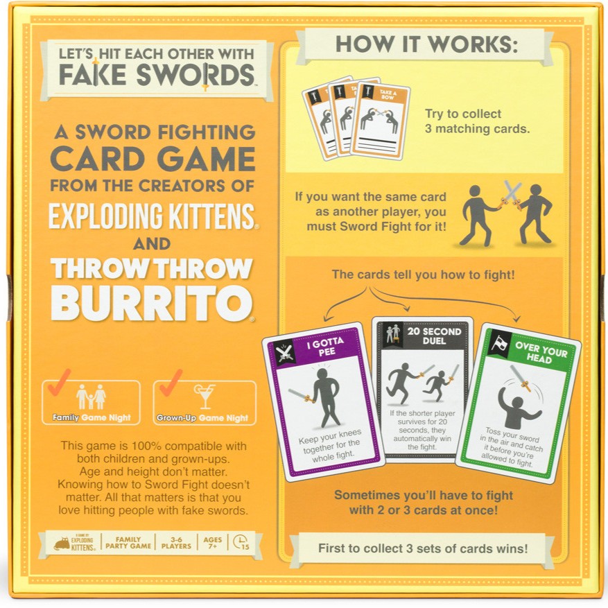 Let's Hit Each Other With Fake Swords by Exploding Kittens