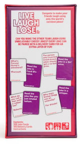Live Laugh Lose Card Game