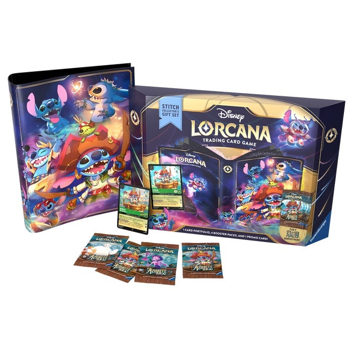 Disney Lorcana TCG  Azurite Sea Stitch Collector's Gift Set