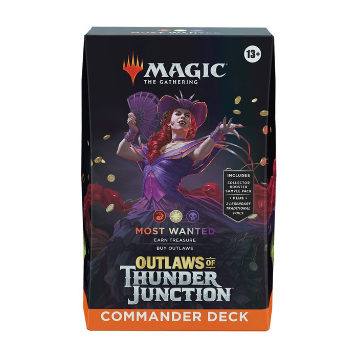 Most Wanted - Magic the Gathering Outlaws of Thunder Junction Commander Deck