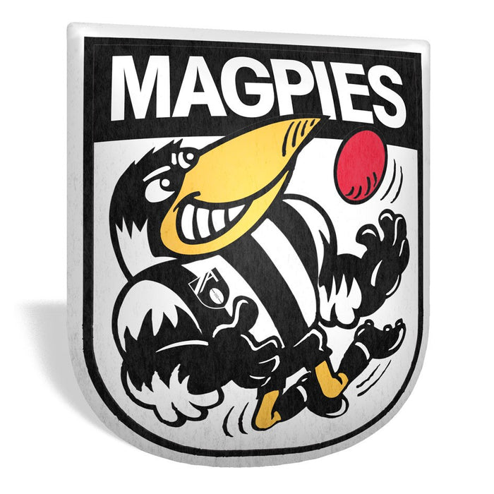 Collingwood Magpies Retro Mascot Shaped Cushion