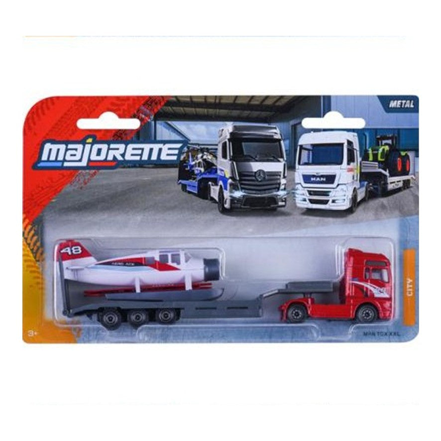 Majorette Transporter - MAN TGX XXL - PLANE, 1:87 Scale Diecast Truck