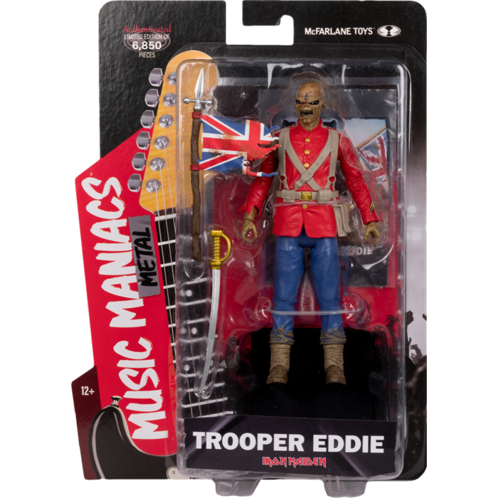 Iron Maiden - Trooper Eddie McFarlane Music Maniacs Metal 6" Scale Action Figure