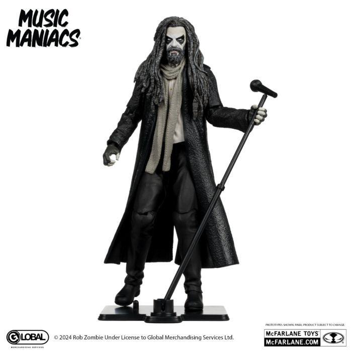 Rob Zombie - Rob Zombie McFarlane Music Maniacs Metal 6" Scale Action Figure