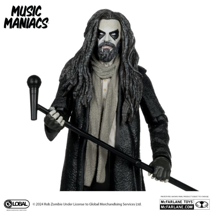 Rob Zombie - Rob Zombie McFarlane Music Maniacs Metal 6" Scale Action Figure