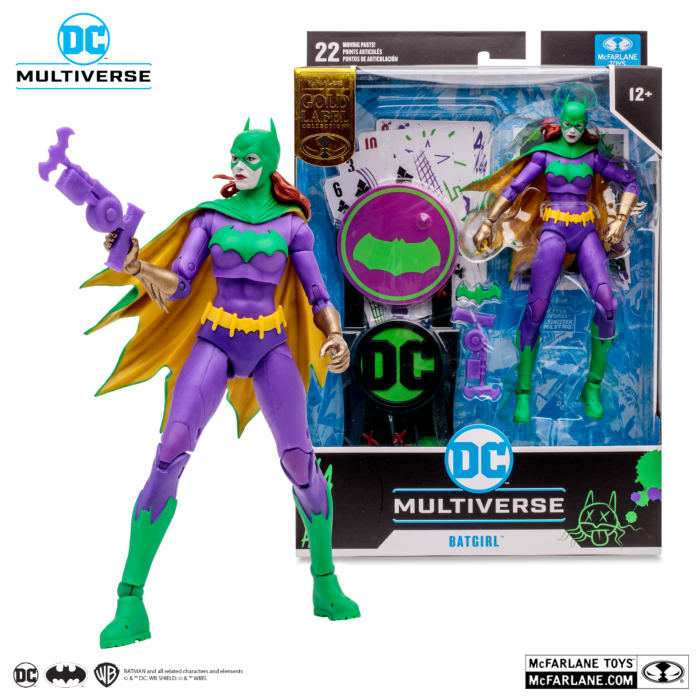 Batman: Three Jokers - Batgirl (Jokerized) DC Multiverse Gold Label 7" Scale McFarlane Action Figure