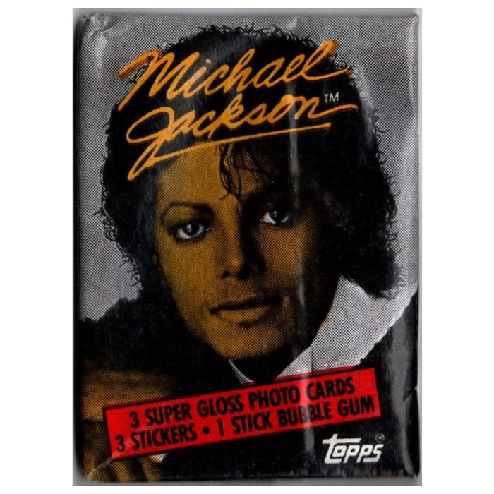 1984 Topps Michael Jackson Cards & Sticker Pack