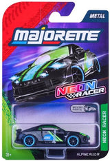 Alpine A110R - Majorette: Neon Racer Premium Car, 1:64 Scale Diecast Car