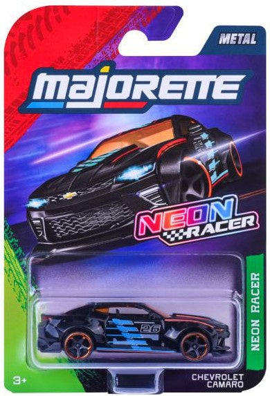 Chevrolet Camaro - Majorette: Neon Racer Premium Car, 1:64 Scale Diecast Car