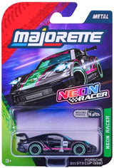 Porsche 911 GT3 CUP (992) - Majorette: Neon Racer Premium Car, 1:64 Scale Diecast Car