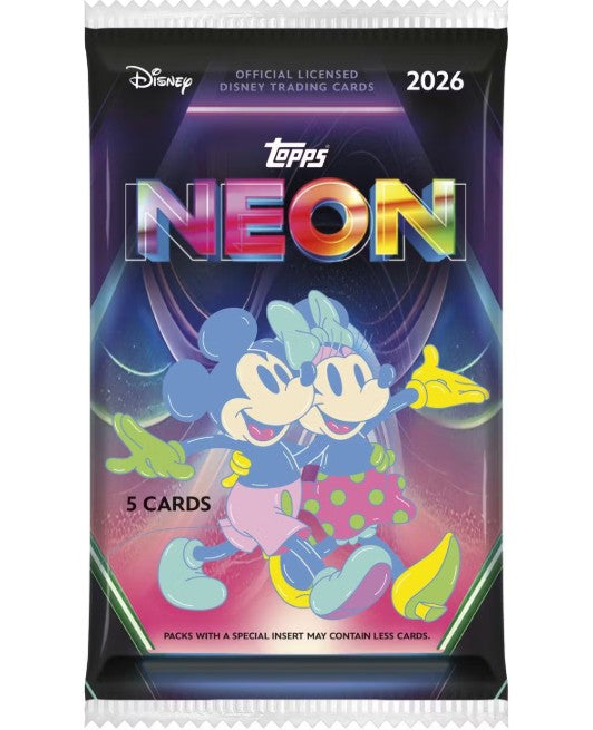 2026 Topps Disney Neon Blaster Box
