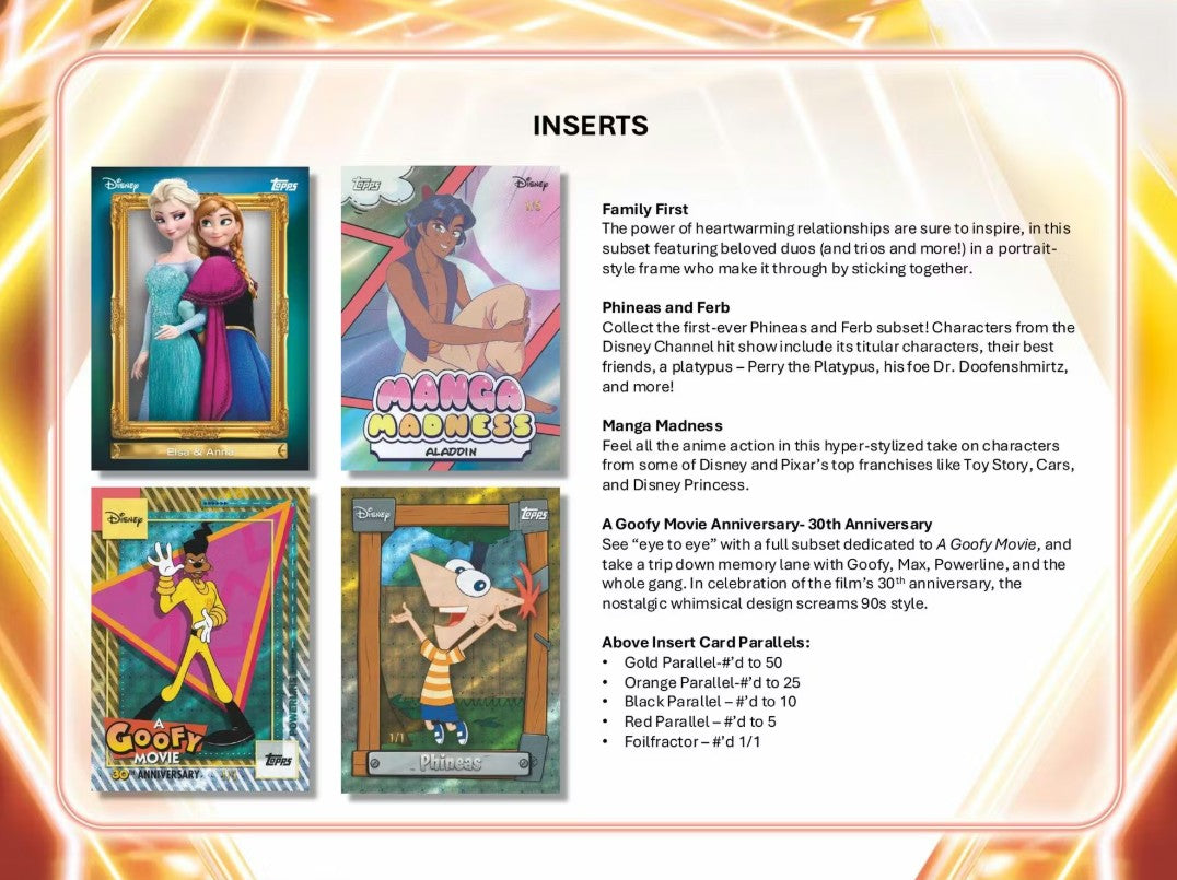 2026 Topps Disney Neon Mega Box