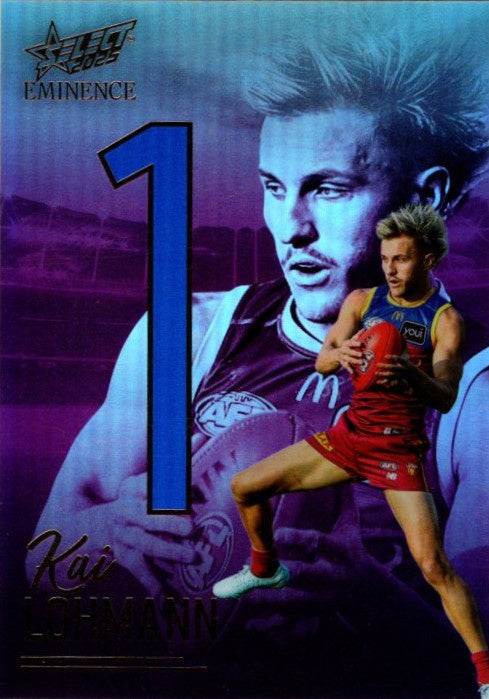 Kai Lohmann, 1 Nameplate Gold, 2025 Select AFL Eminence