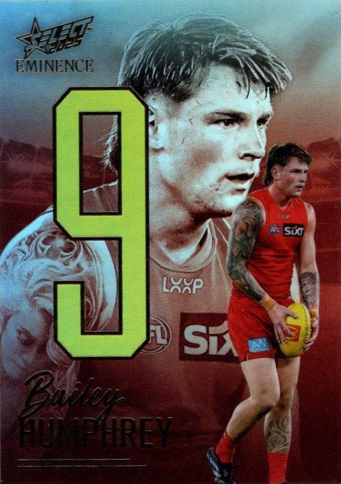 Bailey Humphrey, 9 Nameplate Gold, 2025 Select AFL Eminence