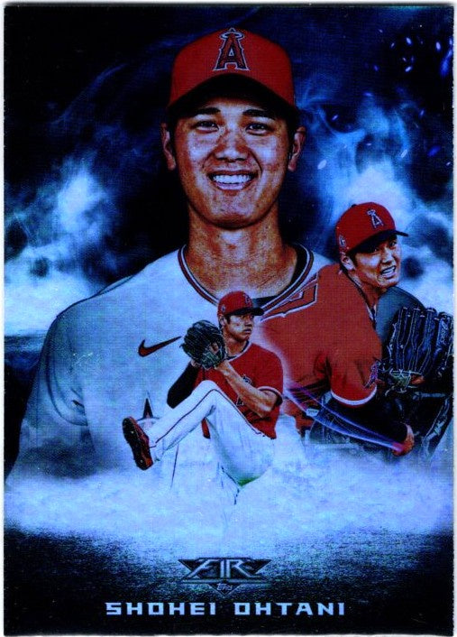 Shohei Ohtani, Smoke & Mirrors, 2020 Topps Fire Baseball MLB