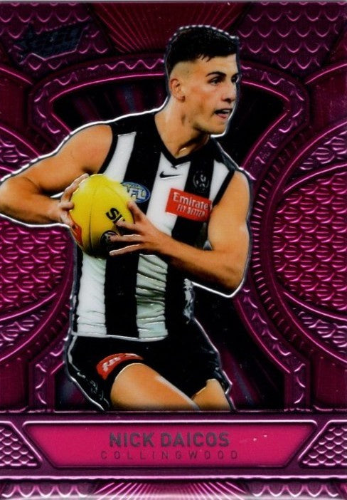 Nick Daicos, LDP17, Luminous Dragon Scales Pink, 2025 Select AFL Footy Stars