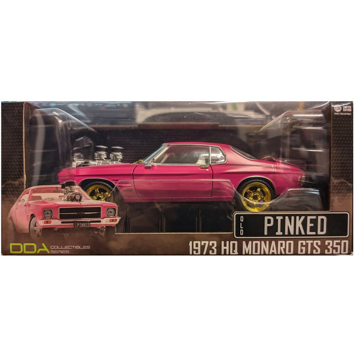 VARIANT:  PINKED 1973 Pink HQ GTS Monaro, 1:24 Diecast Car