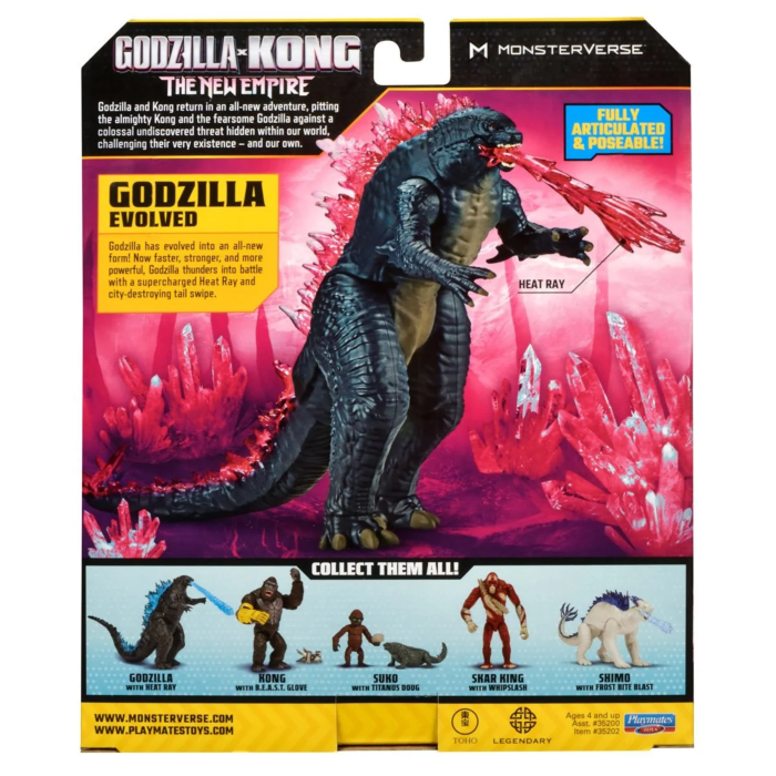 MonsterVerse Godzilla vs. Kong 2: The New Empire - Godzilla Eveolved 6" Action Figure
