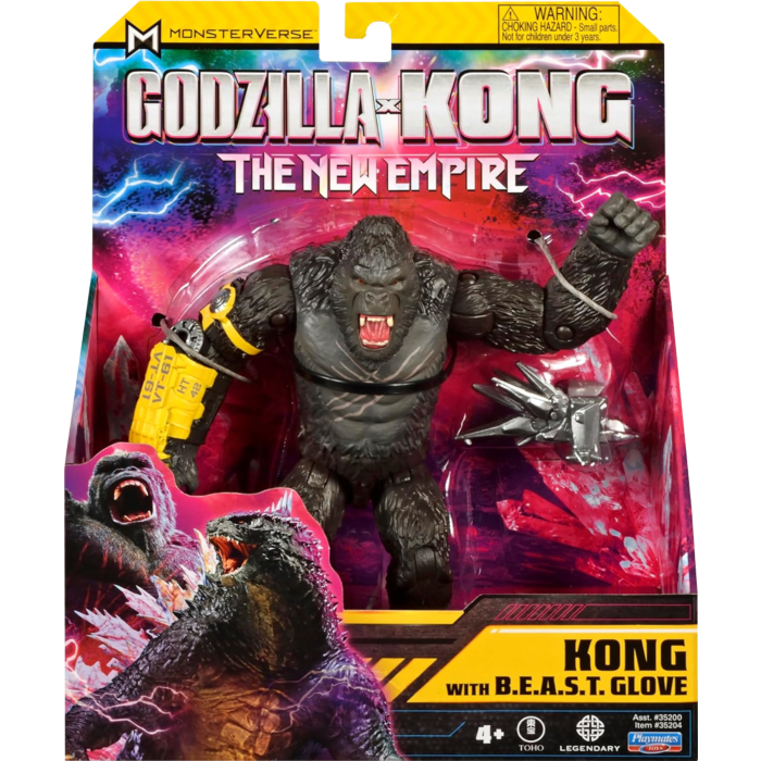 MonsterVerse Godzilla vs. Kong 2: The New Empire - Kong with BEAST Glove 6" Action Figure